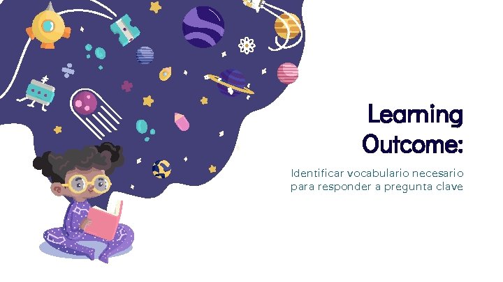 Learning Outcome: Identificar vocabulario necesario para responder a pregunta clave 