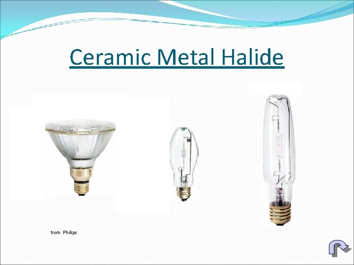 Ceramic Metal Halide from Philips 