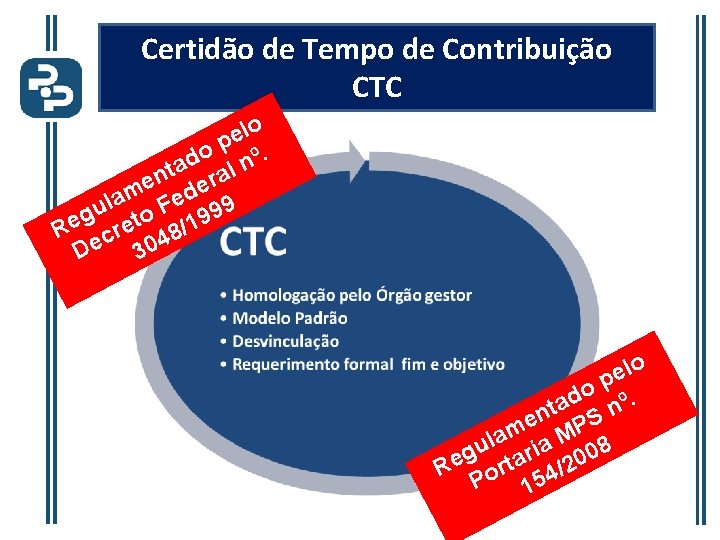 Certidão de Tempo de Contribuição CTC o l e p o nº. d ta