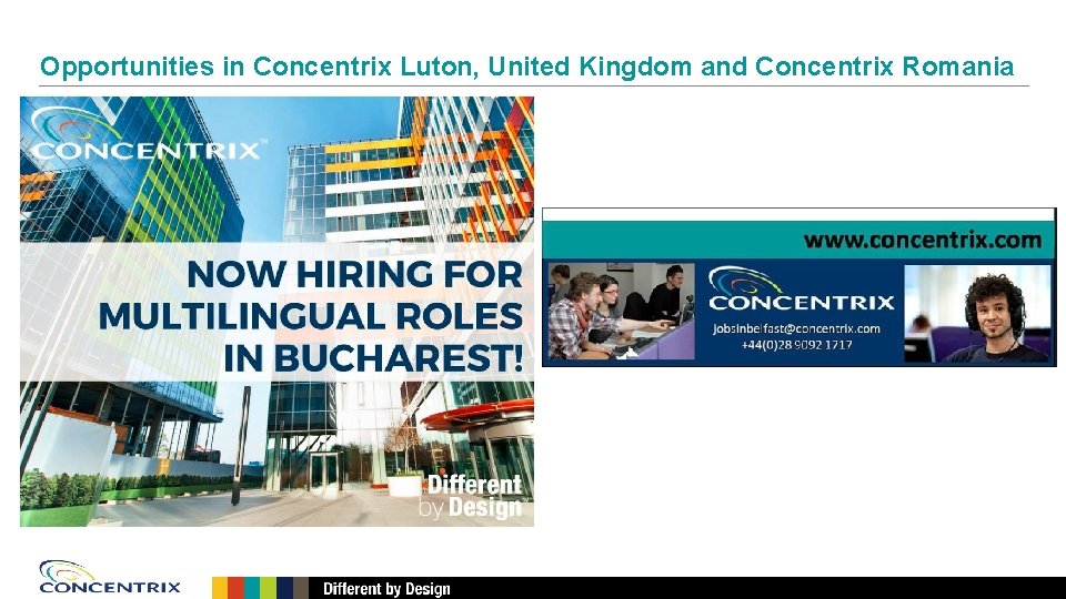 Opportunities in Concentrix Luton, United Kingdom and Concentrix Romania 