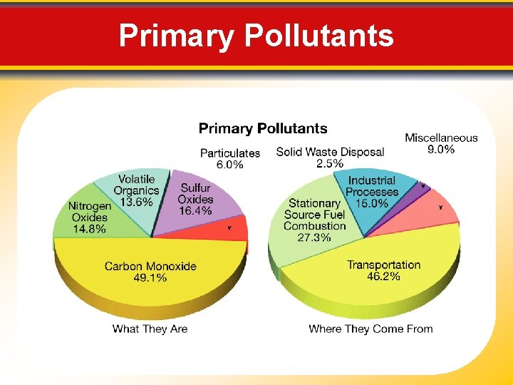 Primary Pollutants 