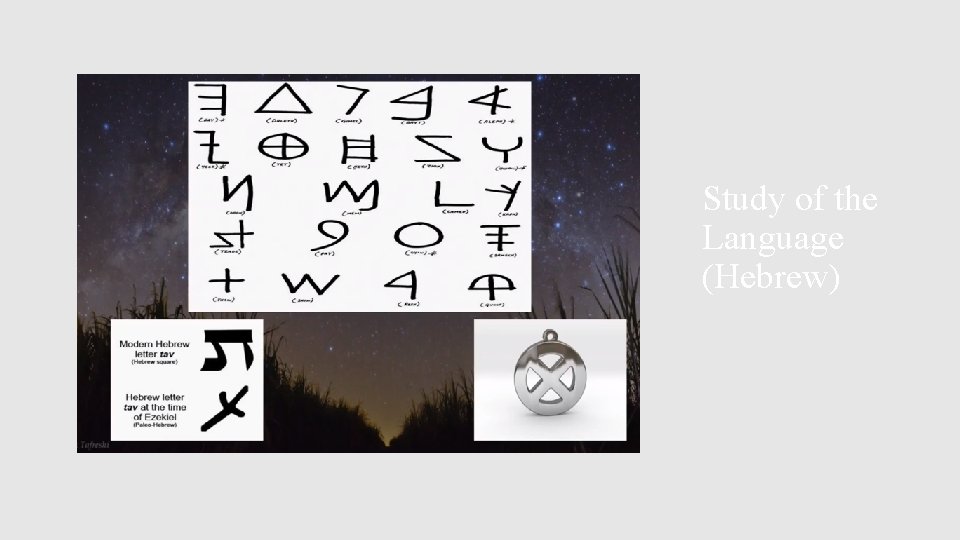 Study of the Language (Hebrew) 