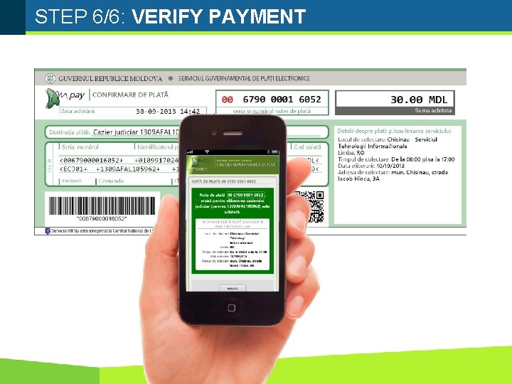 STEP 6/6: VERIFY PAYMENT 