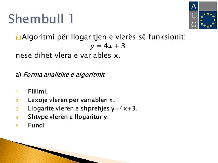 Shembull 1 � 