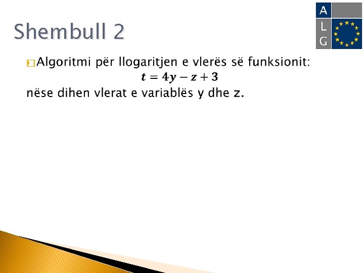 Shembull 2 � 
