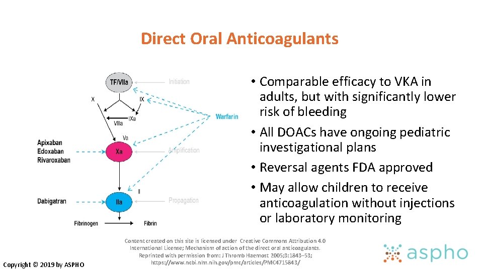 Direct Oral Anticoagulants • Comparable efficacy to VKA in adults, but with significantly lower Direct Oral Anticoagulants • Comparable efficacy to VKA in adults, but with significantly lower