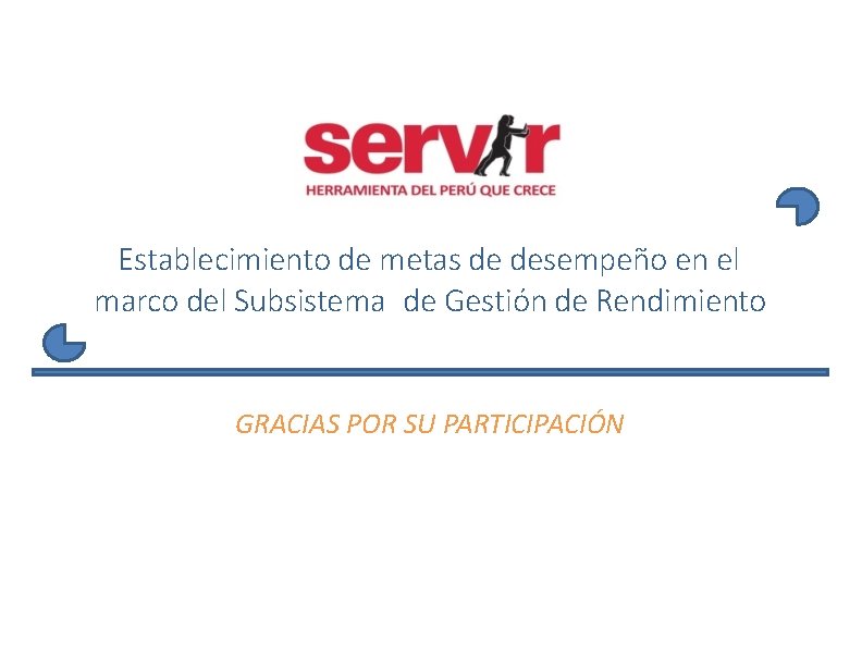 Establecimiento de metas de desempeño en el marco del Subsistema de Gestión de Rendimiento