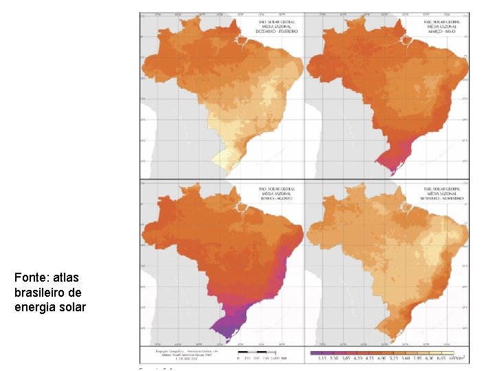 Fonte: atlas brasileiro de energia solar 