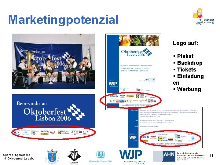 Marketingpotenzial Logo auf: § Plakat § Backdrop § Tickets § Einladung en § Werbung