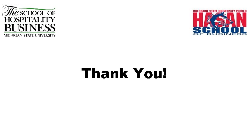 Thank You! 