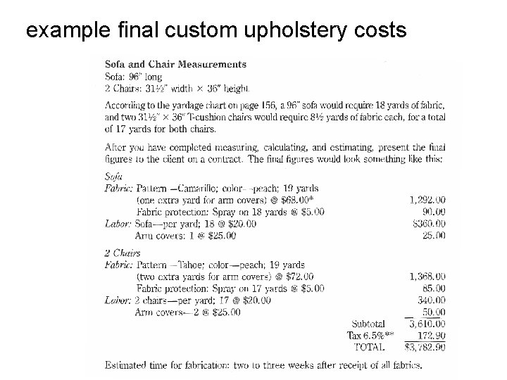 example final custom upholstery costs 