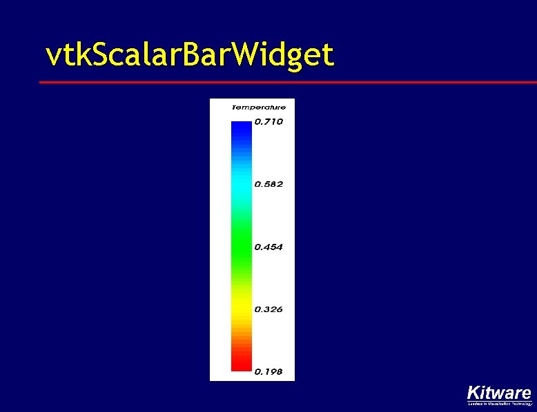 vtk. Scalar. Bar. Widget 