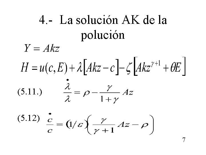 4. - La solución AK de la polución (5. 11. ) (5. 12) 7