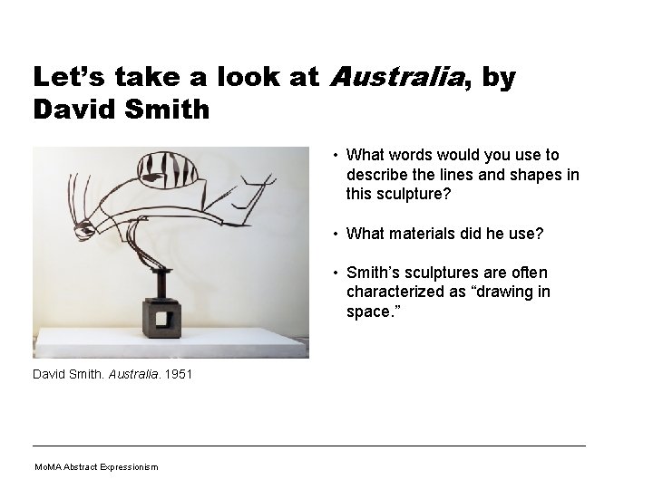 Let’s take a look at Australia, by David Smith • What words would you