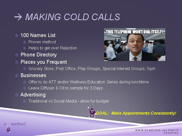  MAKING COLD CALLS 100 Names List Proven method Helps to get over Rejection