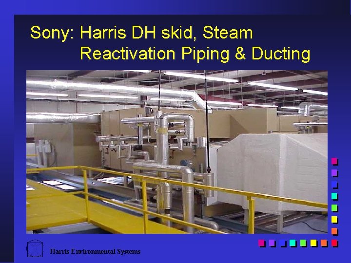 Sony: Harris DH skid, Steam Reactivation Piping & Ducting Harris Environmental Systems 