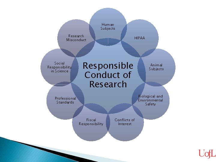Human Subjects Research Misconduct Social Responsibility in Science HIPAA Responsible Conduct of Research Animal