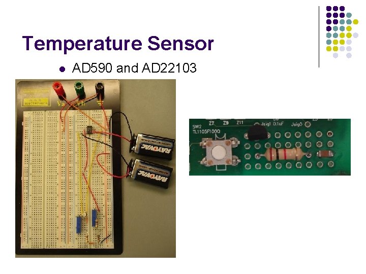 Temperature Sensor l AD 590 and AD 22103 