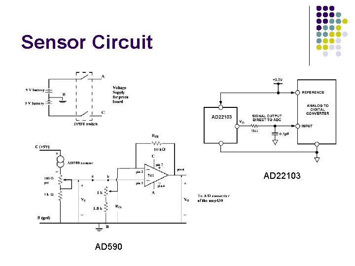 Sensor Circuit AD 22103 AD 590 