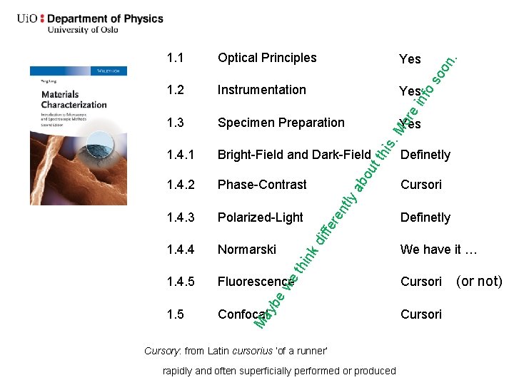 Yes 1. 2 Instrumentation Yes 1. 3 Specimen Preparation 1. 4. 1 Bright-Field and