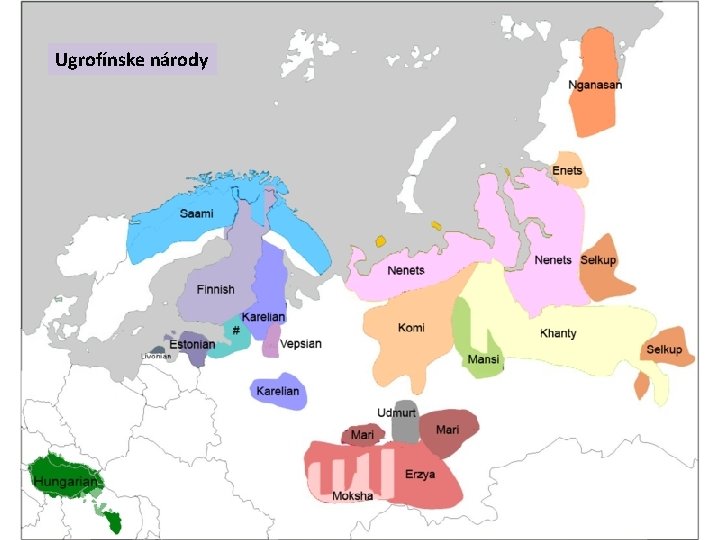 Estónsko Ugrofínske národy OBYVATEĽSTVO • 1, 3 mil. obyv. – ich počet stále klesá