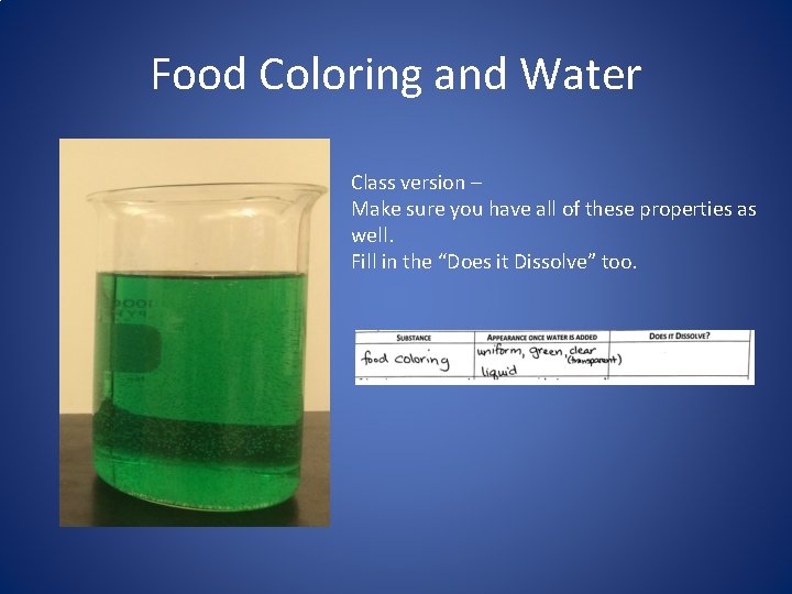 Lesson 12 What happens when you mix substances
