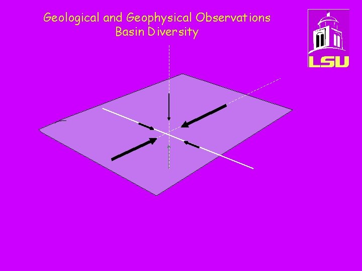 Geological and Geophysical Observations Basin Diversity 
