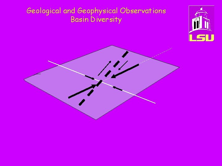Geological and Geophysical Observations Basin Diversity 