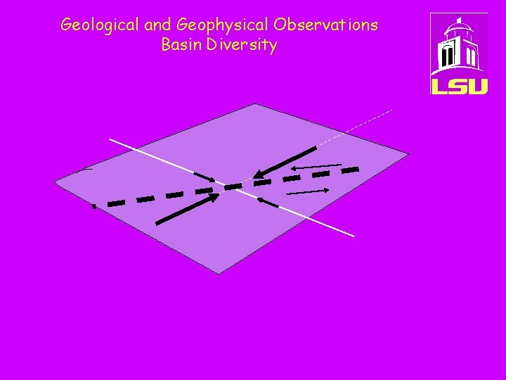 Geological and Geophysical Observations Basin Diversity 