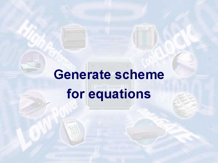 Generate scheme for equations ECE 448 – FPGA and ASIC Design with VHDL 62