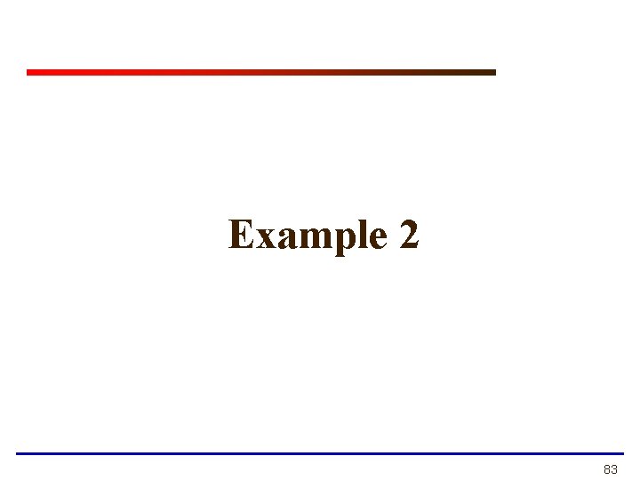Example 2 83 Example 2 83