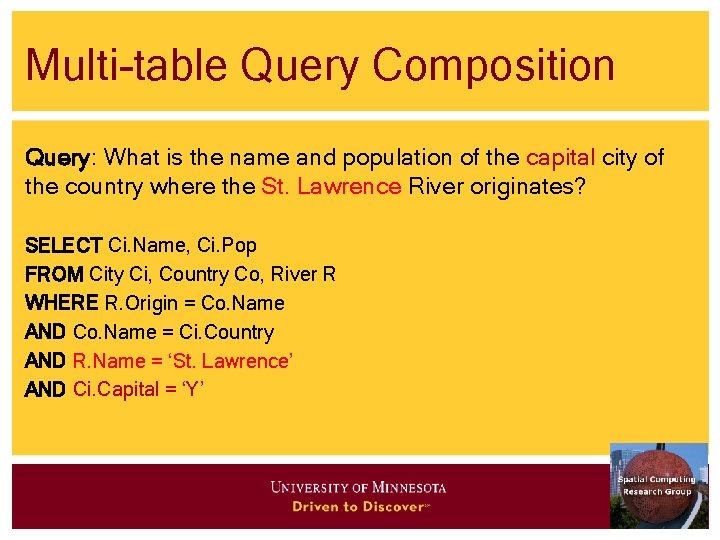 Multi-table Query Composition Query: What is the name and population of the capital city