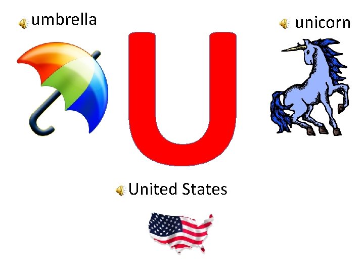 umbrella U United States unicorn 