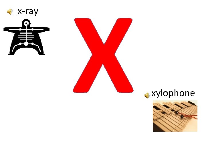 x-ray X xylophone 