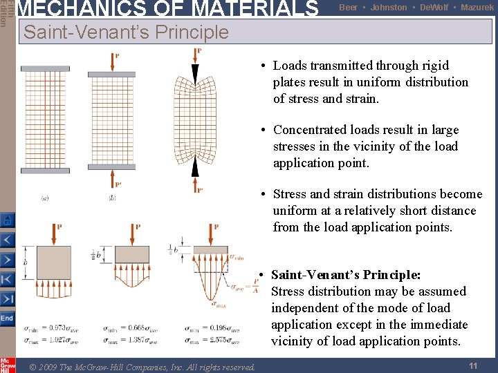 Fifth Edition MECHANICS OF MATERIALS Beer • Johnston • De. Wolf • Mazurek Saint-Venant’s