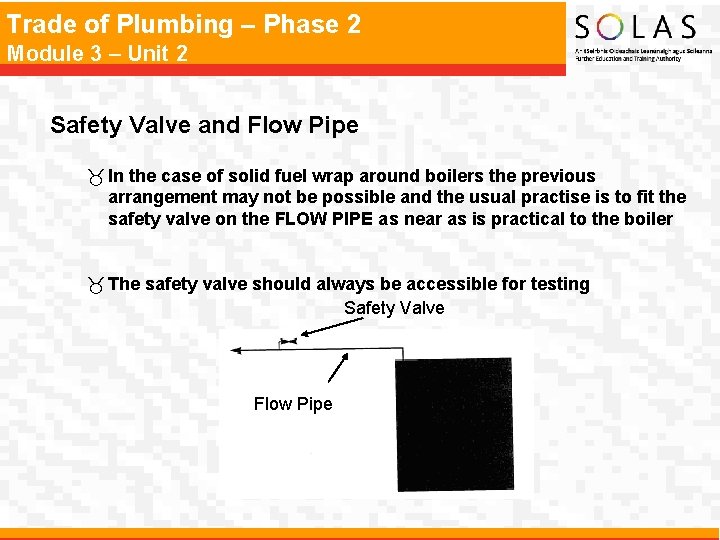 Trade of Plumbing – Phase 2 Module 3 – Unit 2 Safety Valve and Trade of Plumbing – Phase 2 Module 3 – Unit 2 Safety Valve and