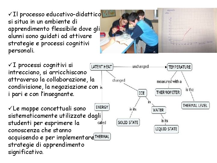 üIl processo educativo-didattico si situa in un ambiente di apprendimento flessibile dove gli alunni