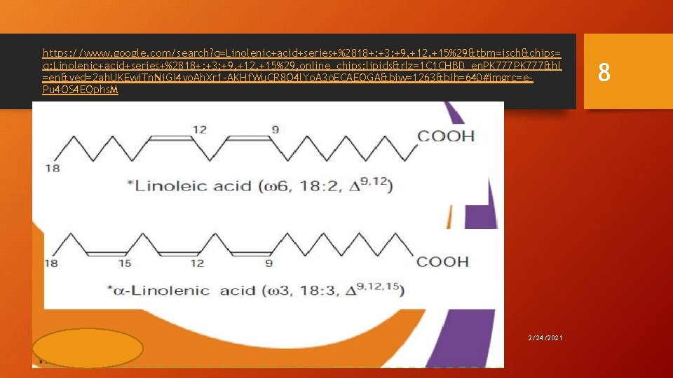 https: //www. google. com/search? q=Linolenic+acid+series+%2818+: +3; +9, +12, +15%29&tbm=isch&chips= q: Linolenic+acid+series+%2818+: +3; +9, +12,