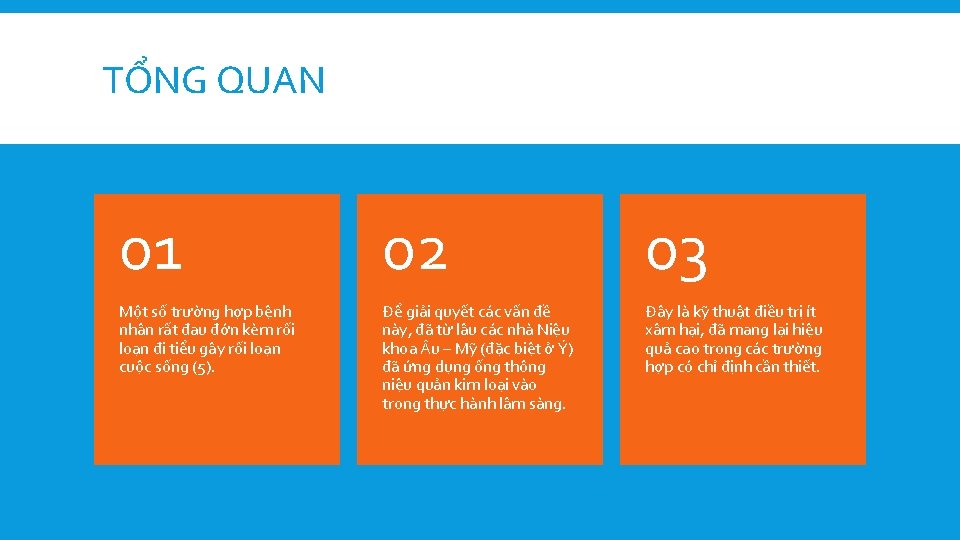 TỔNG QUAN 01 02 03 Một số trường hợp bệnh nhân rất đau đớn