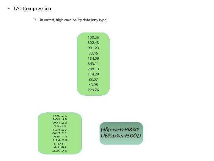  • LZO Compression 