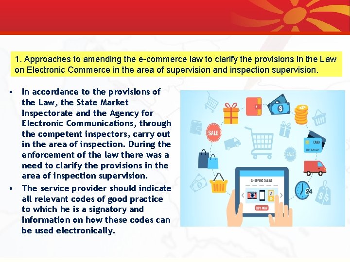 1. Approaches to amending the e-commerce law to clarify the provisions in the Law