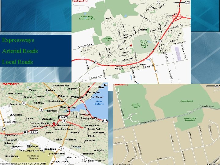 Expressways Arterial Roads Local Roads 