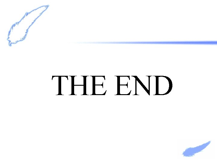THE END 