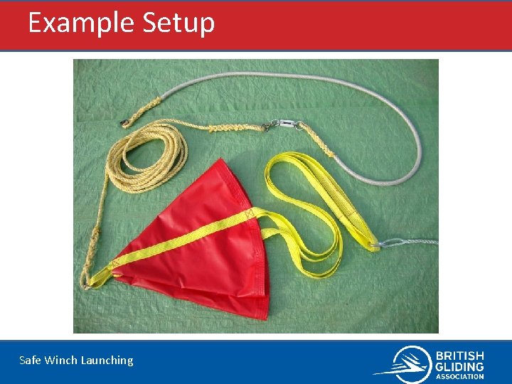 Example Setup Safe Winch Launching 