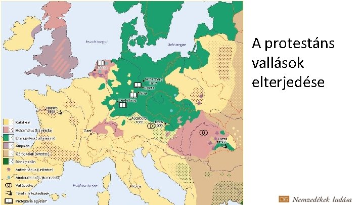 A protestáns vallások elterjedése 