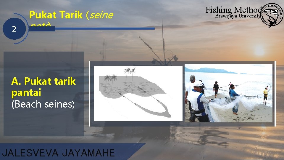 2 Pukat Tarik (seine nets) A. Pukat tarik pantai (Beach seines) JALESVEVA JAYAMAHE Fishing