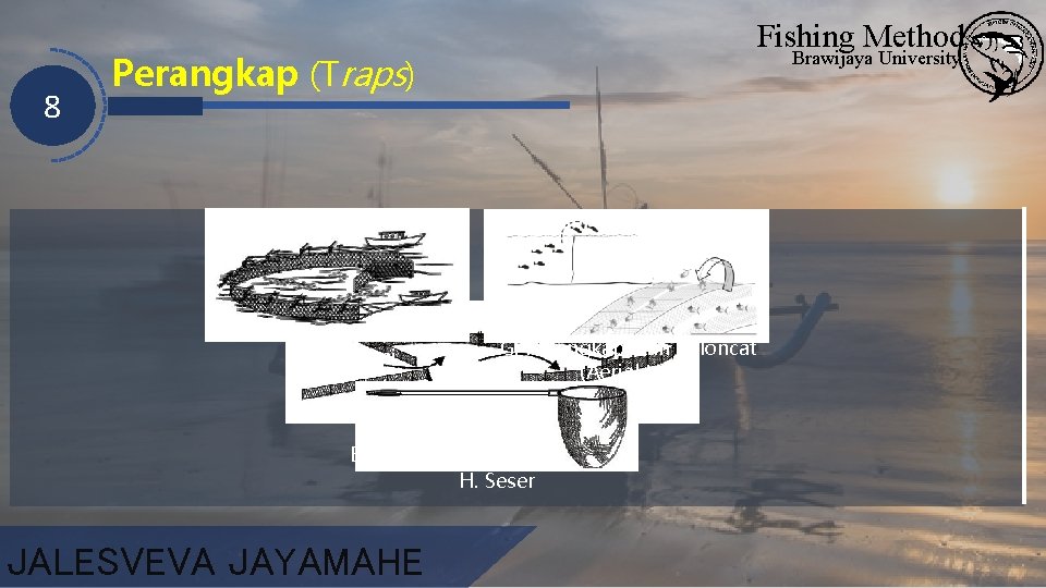 8 Fishing Method Brawijaya University Perangkap (Traps) F. Muro ami G. Perangkap Ikan Peloncat