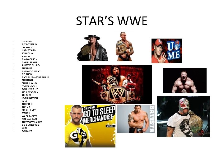 STAR’S WWE • • • • • • • • GWIAZDY: REY MYSTERIO CM