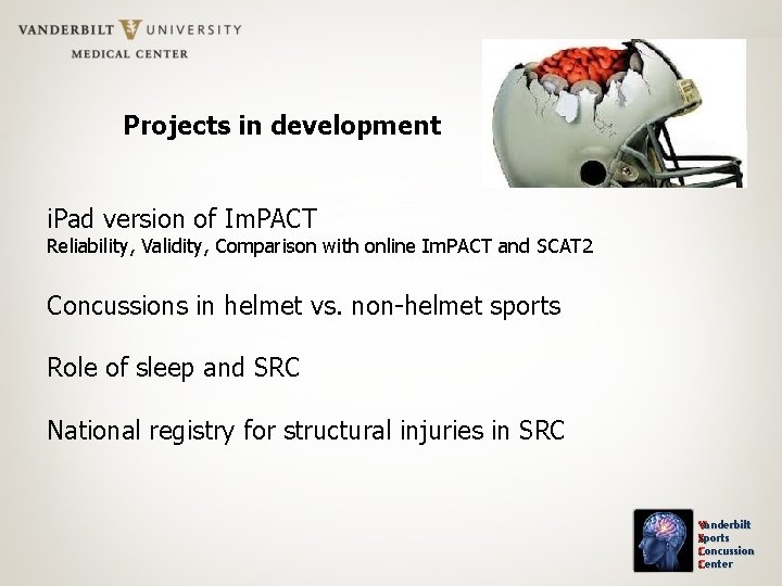 Projects in development i. Pad version of Im. PACT Reliability, Validity, Comparison with online