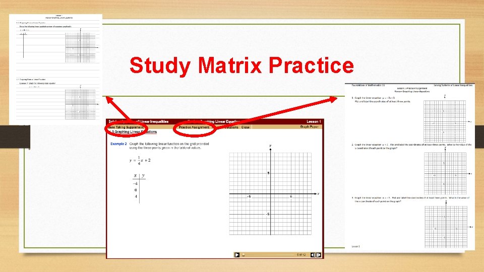 Study Matrix Practice 